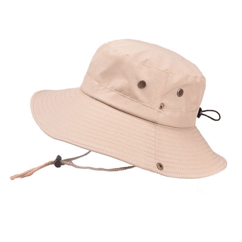 Män Kvinnor Sommar Visir Bucket Hat Fisherman Hat Utomhusklättring Andas Solskyddsmössa