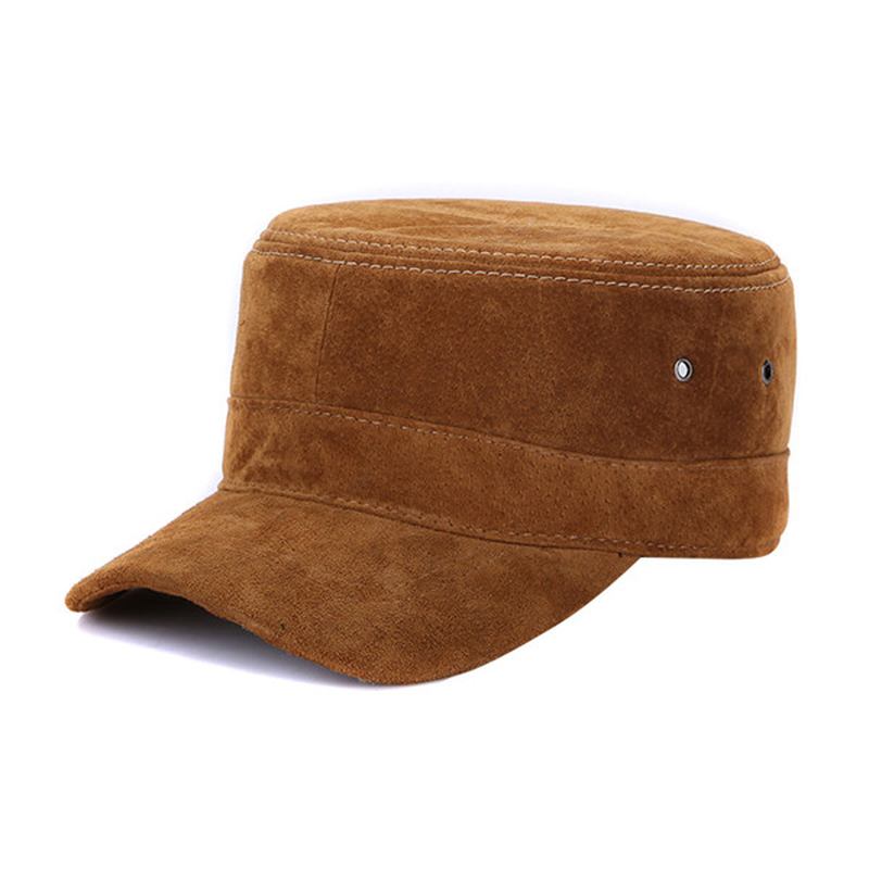 Män Vinter Varm Militär Flat Top Cap Casual Utomhus Solskydd Baseball Hat