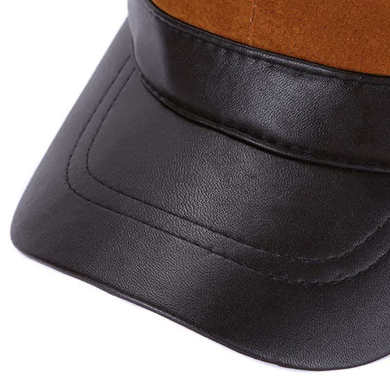 Män Vinter Varm Militär Flat Top Cap Casual Utomhus Solskydd Baseball Hat