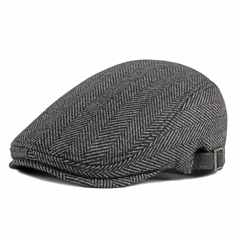 Mode Enkel Retro Yllebasker För Män