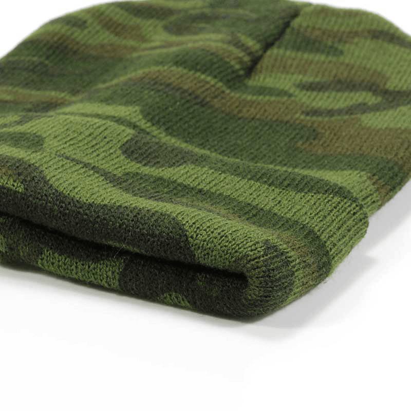 Ny Camouflage Huvstickad Hatt För Män Och Kvinnor Gränsöverskridande Exklusivt För Ski Hat All-match
