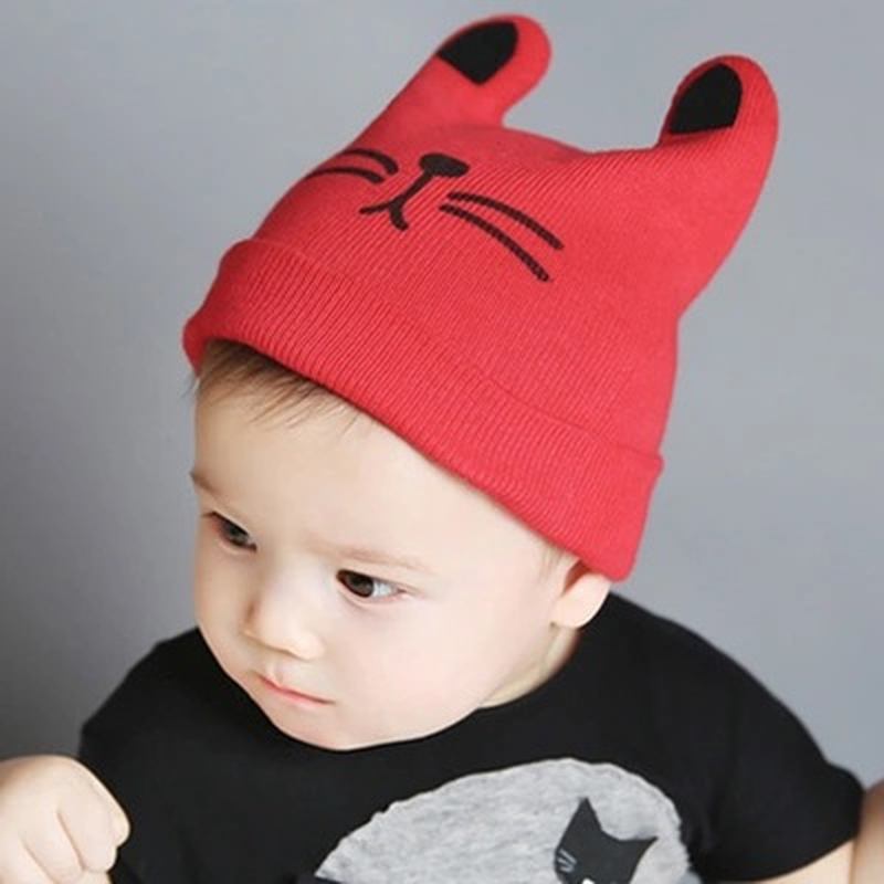 Nyfödd Mössa Höst Och Vinter Babyhatt