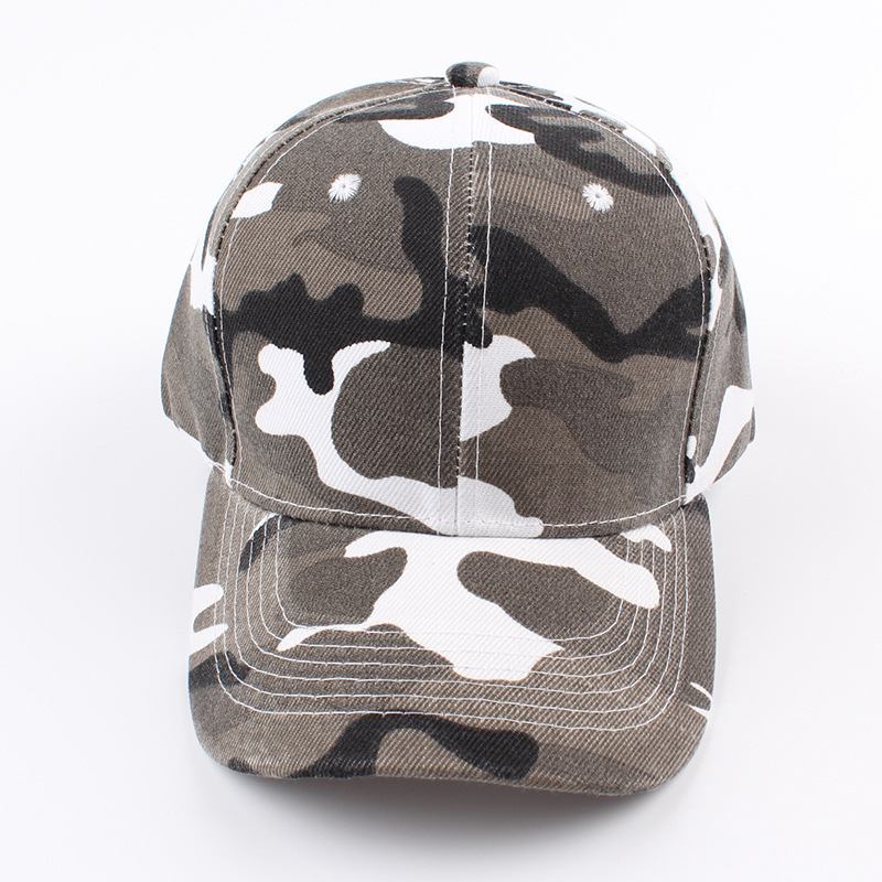 Retro Keps Kamouflage Baseball Keps Solhatt För Män Och Kvinnor Med Böjd Brätte