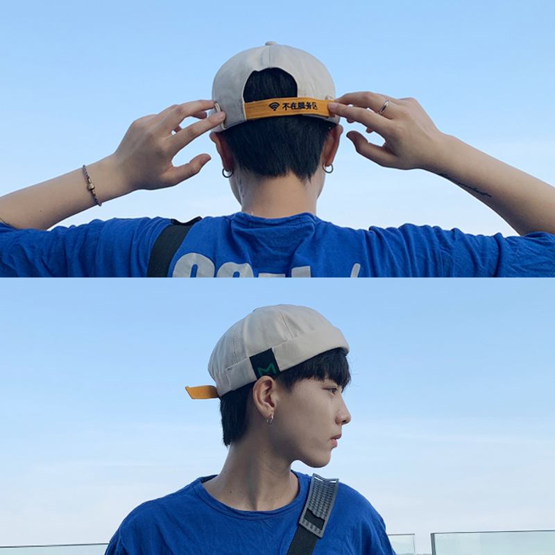 Retro Melonhatt Manlig Fyra Årstider Hiphop Koreansk Version Av Baskerhatt Street Hipsters Hattar Utan Takfot Hyresvärd Kvinnor