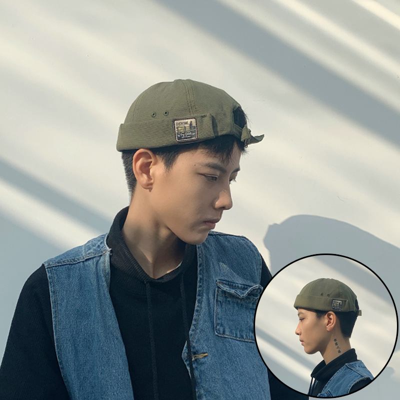 Retro Melonhatt Manlig Fyra Årstider Hiphop Koreansk Version Av Baskerhatt Street Hipsters Hattar Utan Takfot Hyresvärd Kvinnor