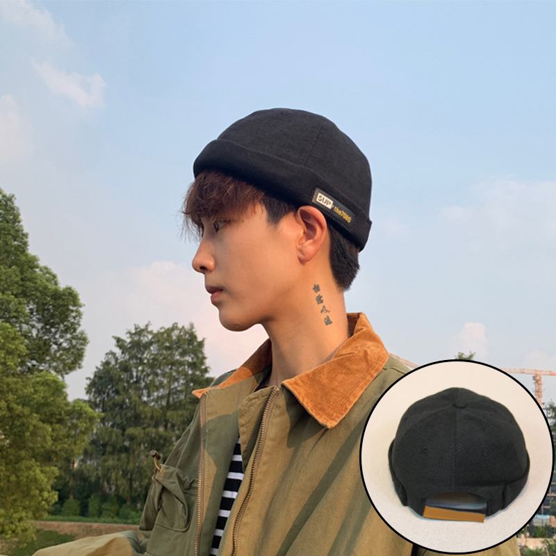 Retro Melonhatt Manlig Fyra Årstider Hiphop Koreansk Version Av Baskerhatt Street Hipsters Hattar Utan Takfot Hyresvärd Kvinnor