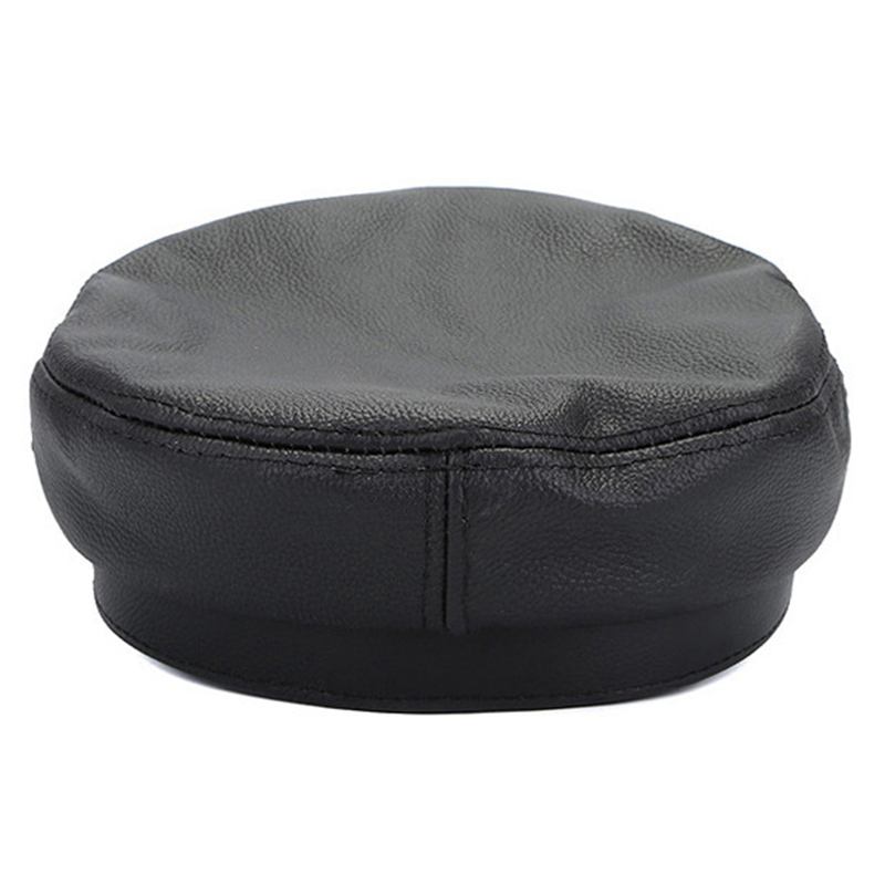 Unisex Äkta Läder Andas Flat Hats Justerbar Keps
