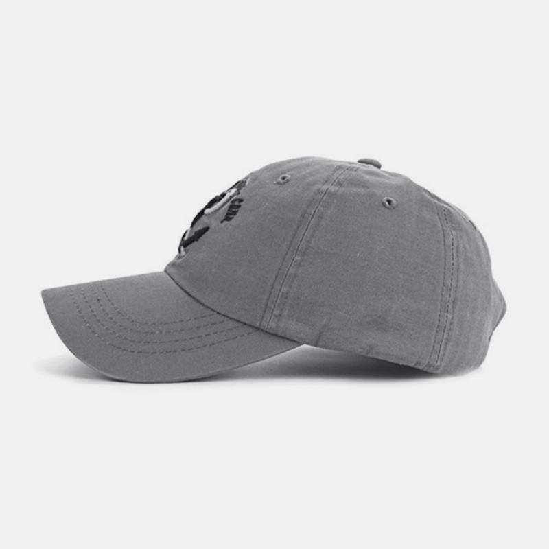 Unisex Avslappnad Justerbar Keps Båtankare Broderi Utomhus Murgröna Keps Baseball Hattar
