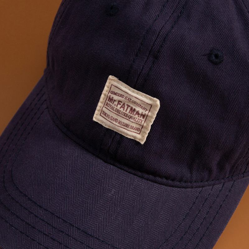 Unisex Bomull Massiv Mjuk Topp Baseballkeps Bokstäver Mönster Patch Mode Solskyddshatt