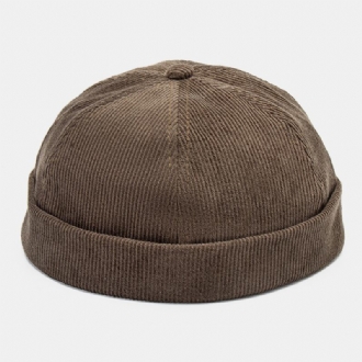 Unisex Dome Justerbar Letter Patch Twill Keps Utomhus Hip Hop Solskydd Brädlös Mössa Hyresvärd Keps Skull Cap
