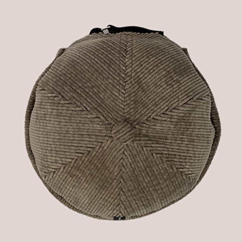 Unisex Manchesteretikett Patch Döskalle Keps Casual Utomhus Höst Vinter Varm Justerbar Brättelös Beanie Hyresvärd Keps