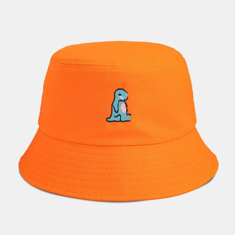 Unisex Tecknad Liten Dinosauriebroderi Solhatt Utomhus Casual Solskyddshatt