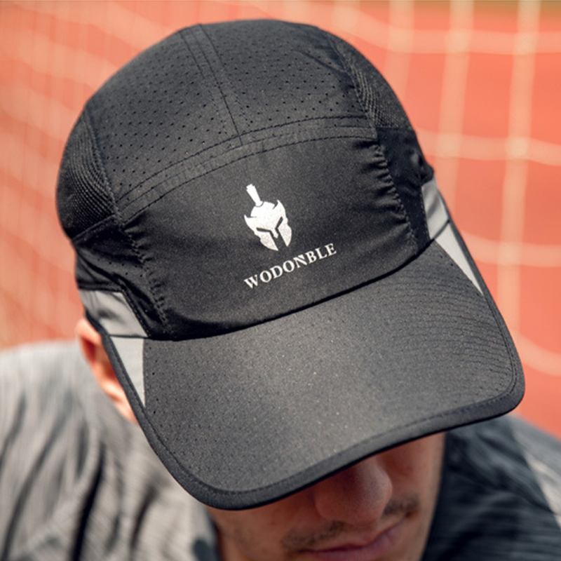 Unisex Ultra-tunn Snabbtorkande Mesh-hatt Andas Hopfällbar Utomhussportvisir Baseballhatt Solhatt
