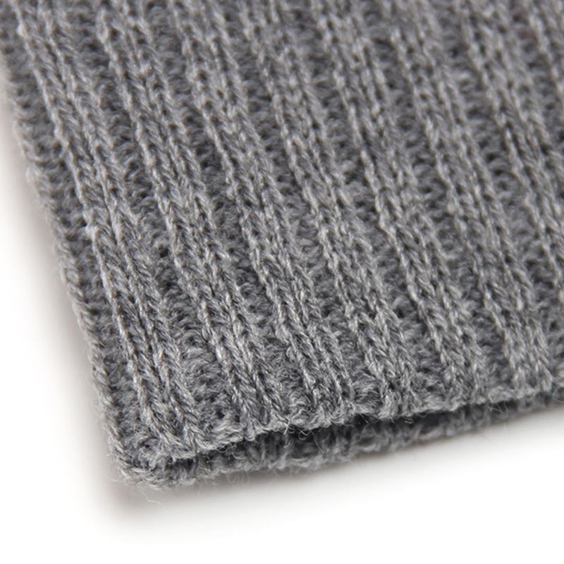 Vinter Casual Stickad Varm Skullies Beanies Mössor Hög Elastisk Män Dam Hatt