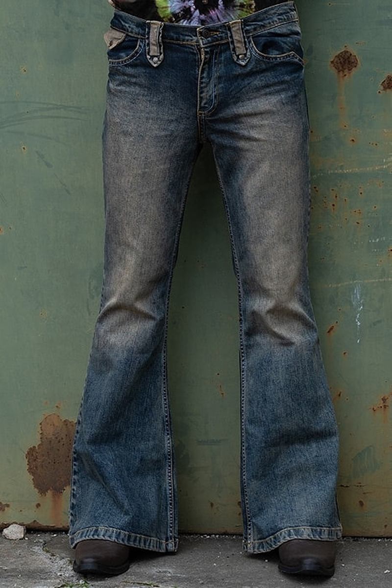 New Jeans European Station Patch Elastisk Hong Kong Style