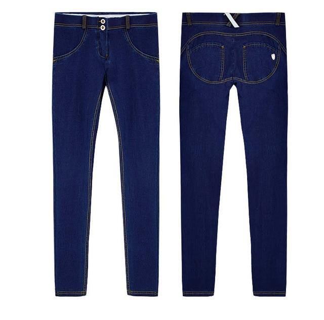 Sexiga Jeans Med Låg Midja Kvinna Peach Push Up Hip Skinny Denim Byxa För Kvinnor Pojkvän Jean För Kvinnor Elastiska Grå Jeans Plus Size
