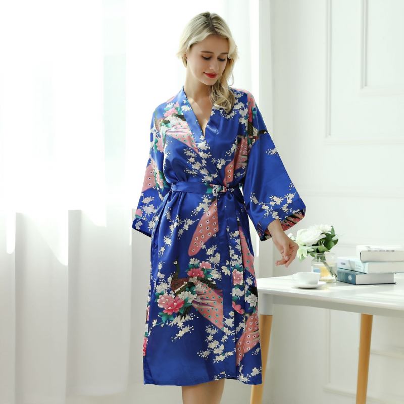 Pyjamas Med Påfågelmönster
