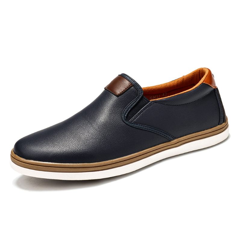 Herr Retro Mjuk Walking Sole Casual Business Loafers
