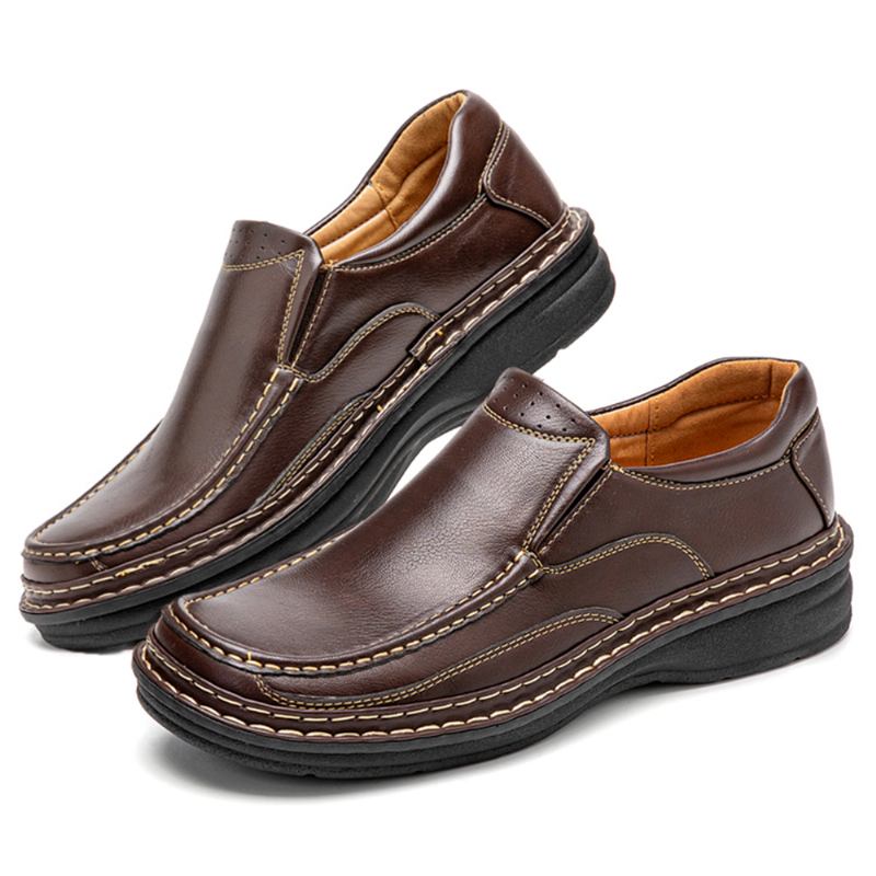 Män Andas Halkbeständig Mjuk Sula Slip-on Casual Skor