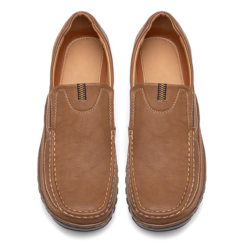 Män Halkbeständig High-top Mjuk Sula Slip-on Casual Skor
