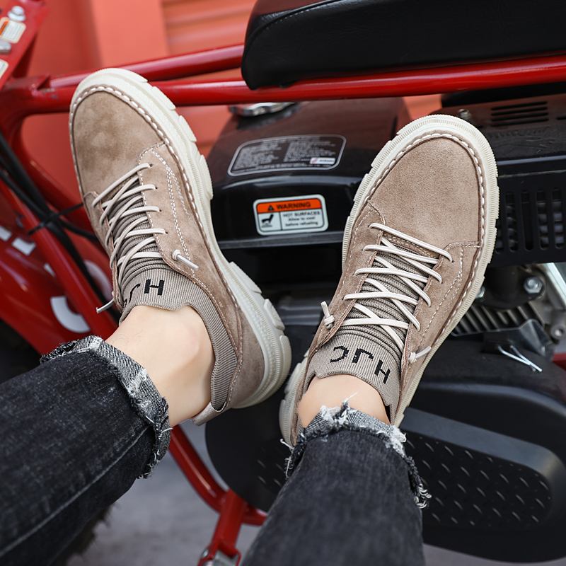 Män Mocka Halkbeständig Casual Mjuk Outdoor Walking Loafers