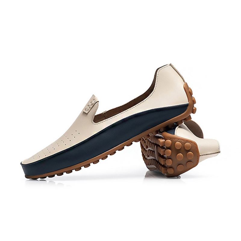 Usa Storlek 6.5-11.5 Herrskor Utomhus Casual Rund Tå Slip On Andningsbara Plattor
