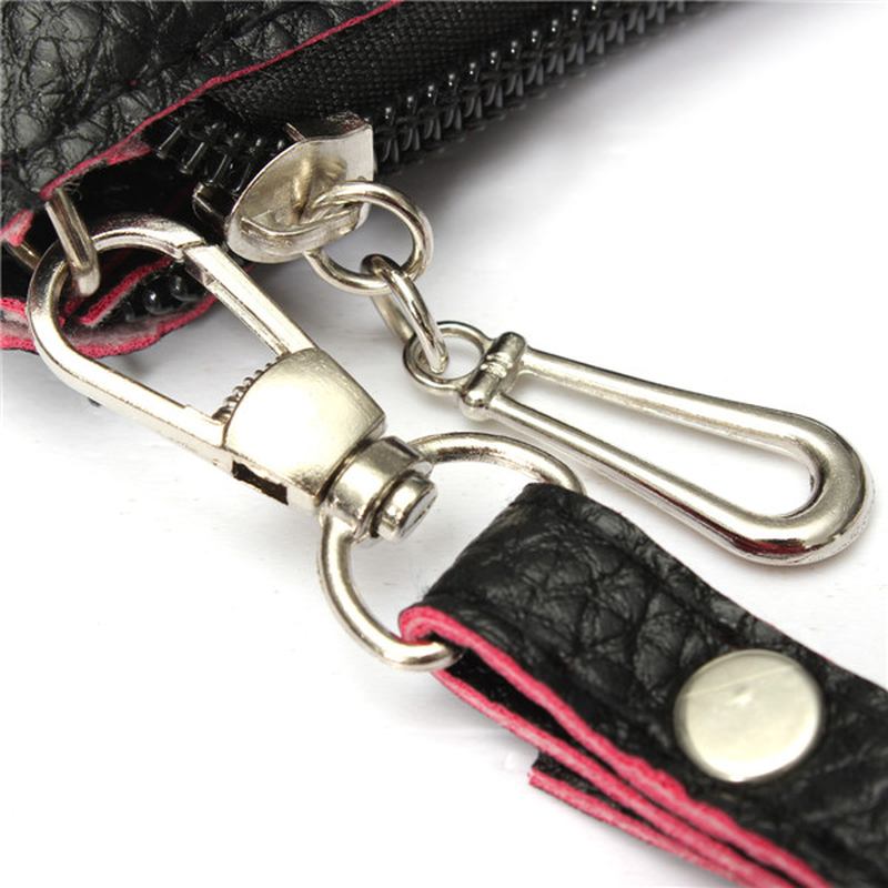 Dam Pu-handväska Wave Single Shoulder Cross Body Bag Handled Clutch Plånbok