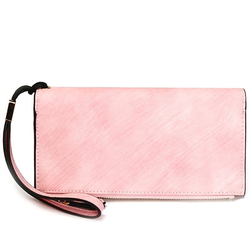 Kvinnor Pu Läder Vintage Retro Funktionell Casual Clutch Korthållare Plånbok