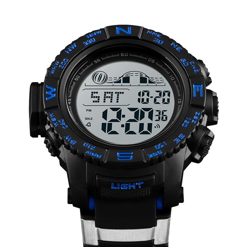 Chrono Självlysande Klocka Datum Vecka Display Digital Klocka