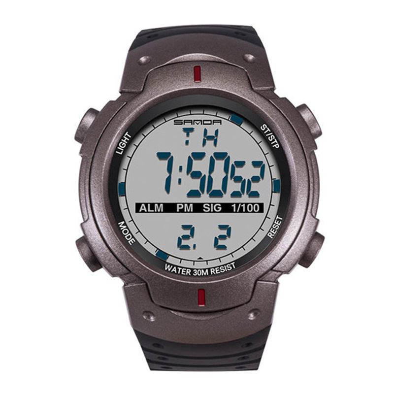 Digital Watch Luminous Motion Timing Stoppur Kalender Alarm Watch Outdoor Sport Watch