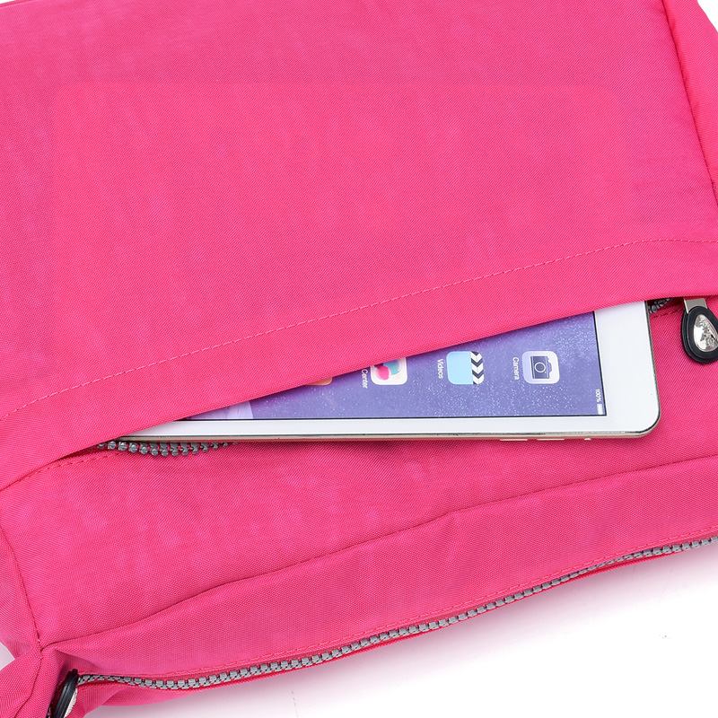 Dam Fritid Nylon Solid Crossbody Bag Vattentät Väska