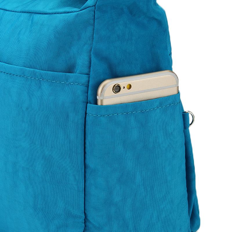 Dam Nylon Lättviktsväska Casual Outdooor Vattentät Axelväska Crossbody-väska