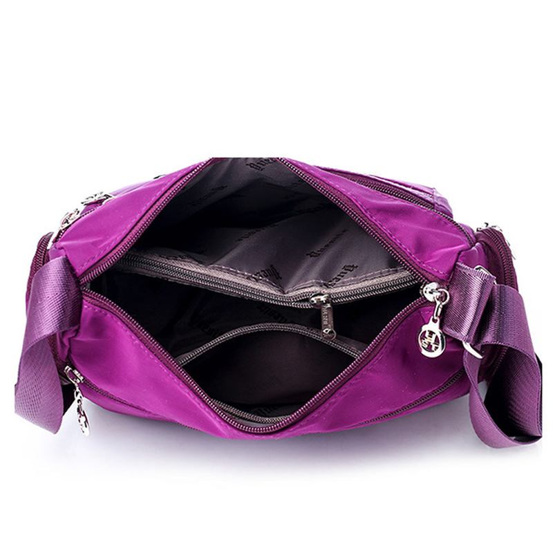 Dam Nylon Vattentät Crossbody Axelväska Casual Original Väska