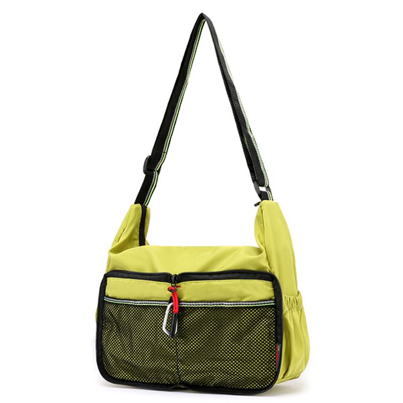 Dam Nylon Vattentät Lättvikts Daily Sports Shoulder Bag Crossbody Bag