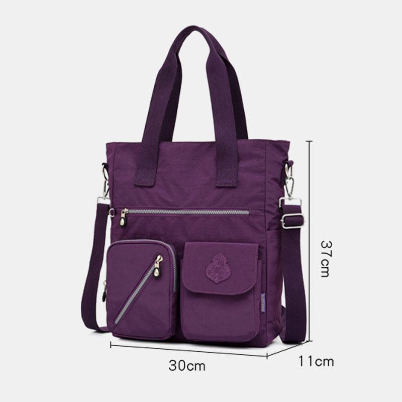 Handväska I Nylon Med Stor Kapacitet För Kvinnor Crossbody-väska