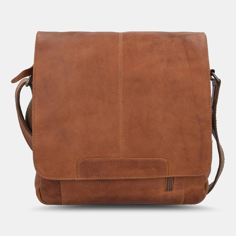 Herr Vintage Flap Design Large Capacity Crossbody Bag Sling Bag