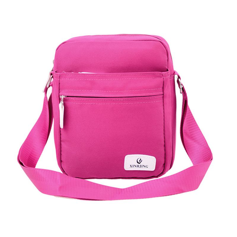 Kvinnor Canvas Outdoor Sport Casual Crossbody Axelväska