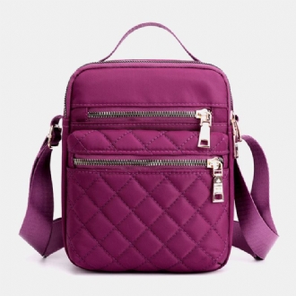 Kvinnor Med Stor Kapacitet Vattentät Handväska Med Flera Fickor Axelväska Crossbody-väska