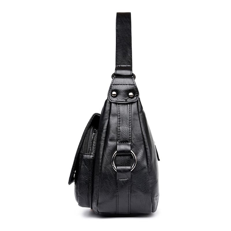 Kvinnor Mjukt Läder Fritid Crossbody-väskor Messenger-väskor