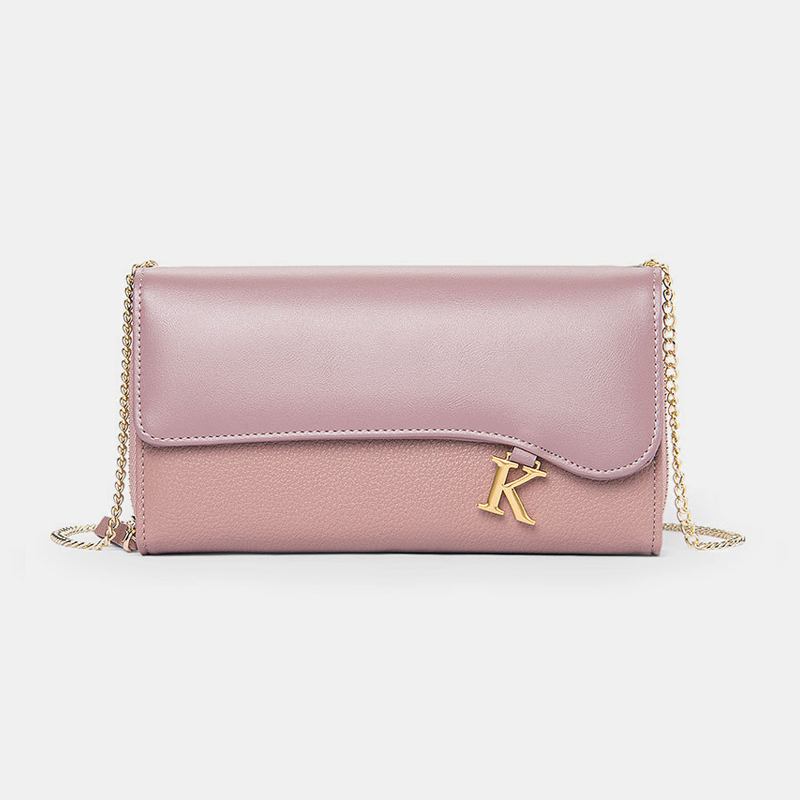 Kvinnor Pu Cha 6.3 Tums Telefon Med Massiv Bokstav Crossbody-väska