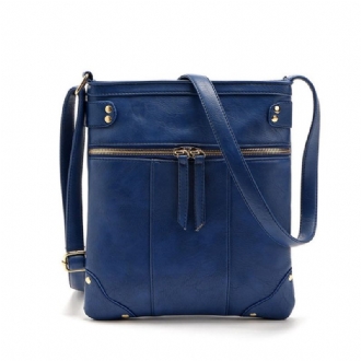 Kvinnor Vintage Messenger-väskor Flickor Casual Axelväskor Retro Crossbody-väskor