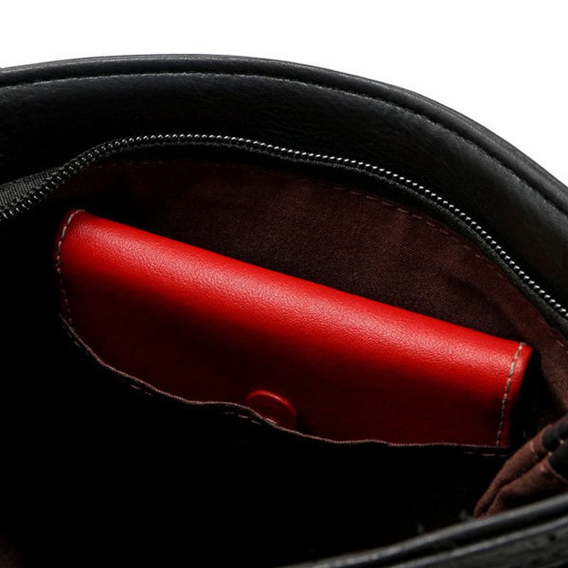 Kvinnor Vintage Messenger-väskor Flickor Casual Axelväskor Retro Crossbody-väskor