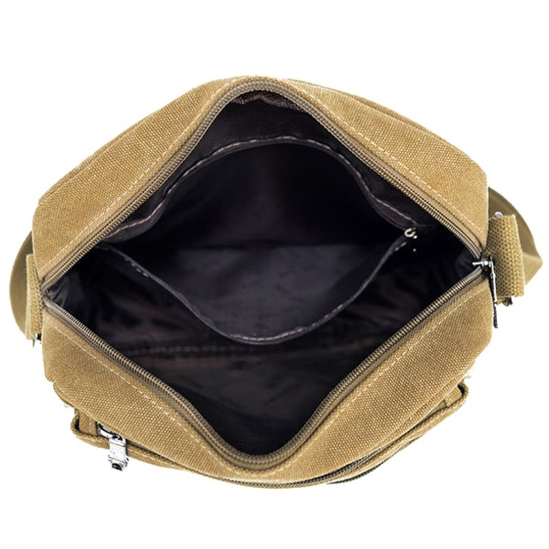 Män Canvas Outdoor Fritid Crossbody-väskor