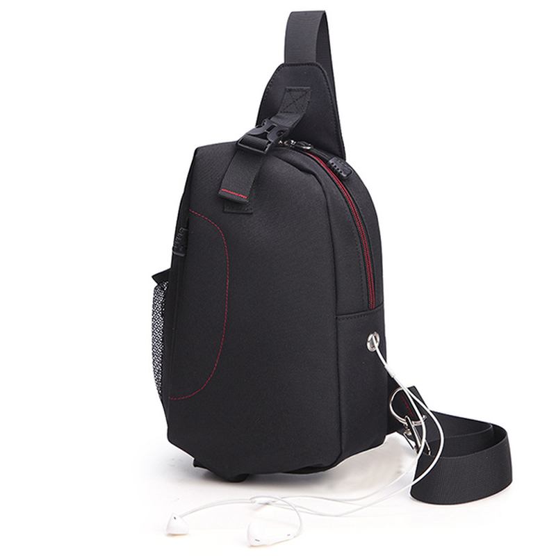 Män Canvas Outdoor Sport Multifunktionell Crossbody-väska