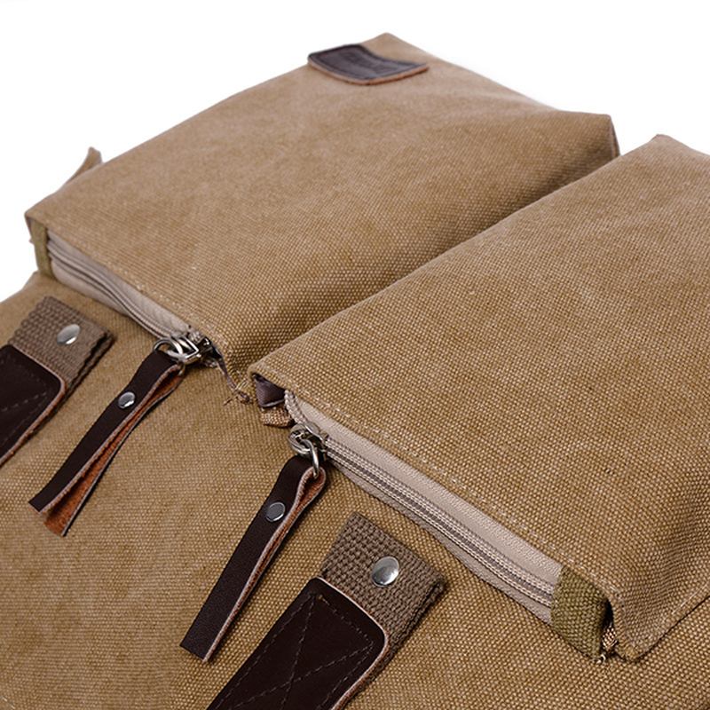 Män Canvas Utomhus Casual Reser Väska Med Stor Kapacitet