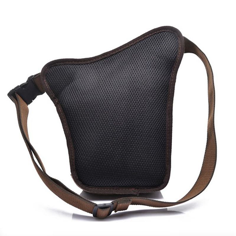 Män Canvas Vattentät Casual Cross Body Bag Retro Midjeväska