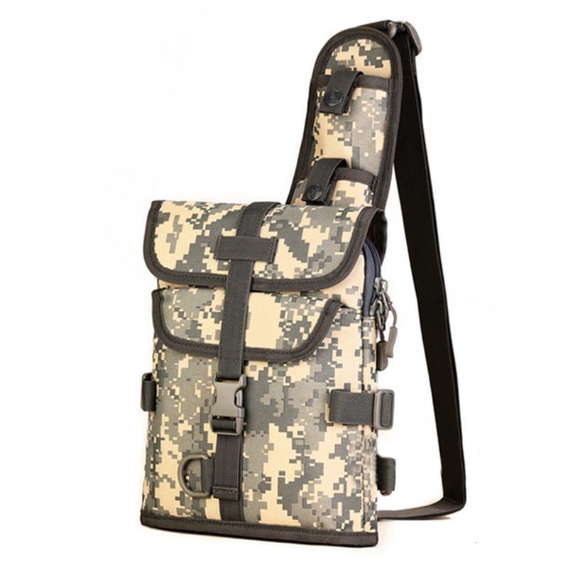 Män Kvinnor Outdoor Tactical Axelväska Dubbel Användning Sport Vandring Multifunktionsryggsäck