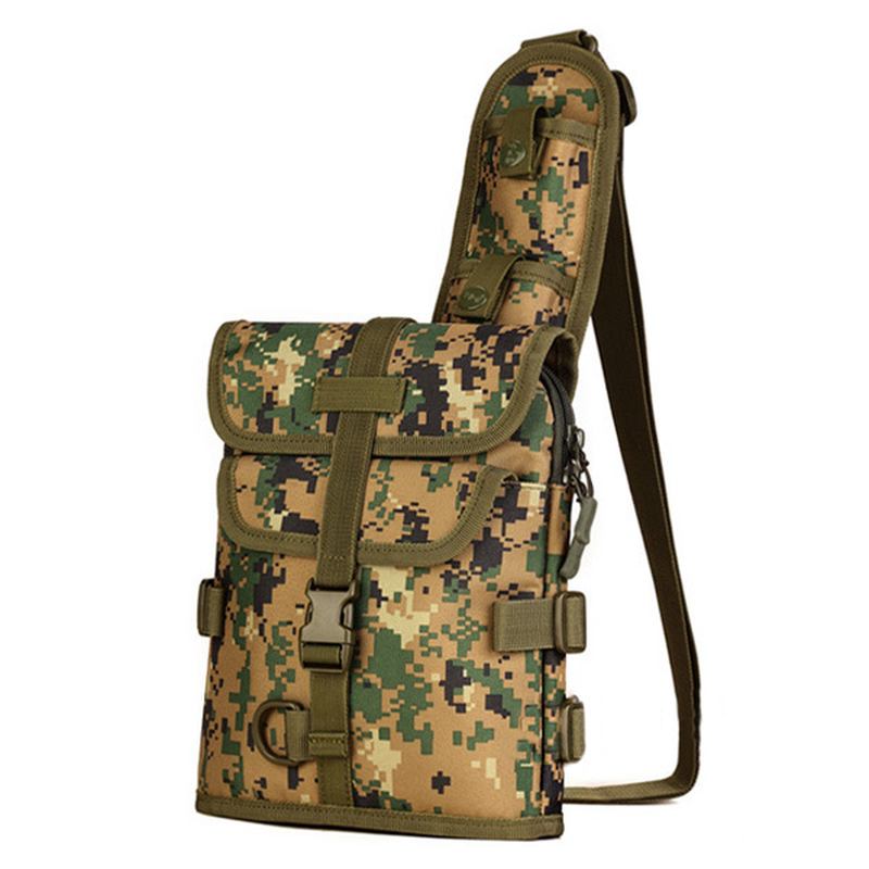 Män Kvinnor Outdoor Tactical Axelväska Dubbel Användning Sport Vandring Multifunktionsryggsäck