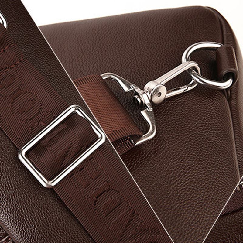 Män Shoulder Messenger Chest Bag Ny Casual Bag Tide Läder Anti-theft Sport Outdoor
