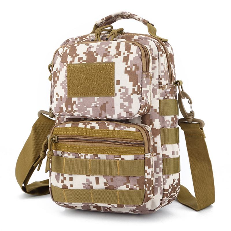 Män Tactical Crossboby Bag Kamouflage Vattentålig Outdoors Sholder Bag Handväska
